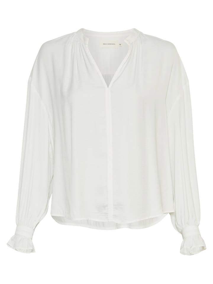 MOSS COPENHAGEN Bluzka "Minara Maluca" w kolorze białym rozmiar: S/M