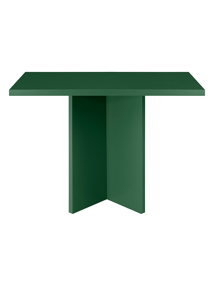 Madre Selva Stół "Matilda" w kolorze zielonym - 100 x 72 x 100 cm rozmiar: onesize