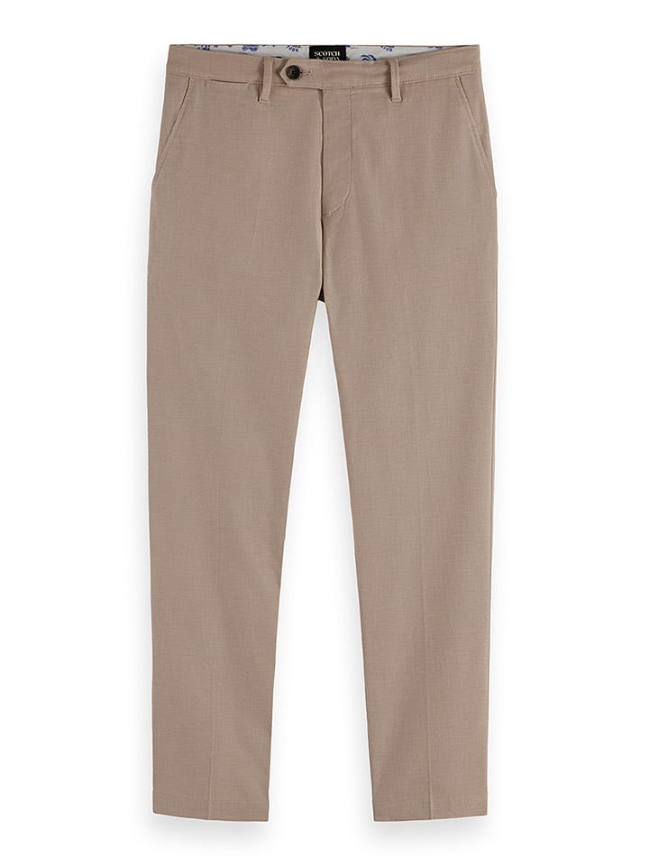 Scotch & Soda Spodnie chino w kolorze brązowym rozmiar: W32/L36
