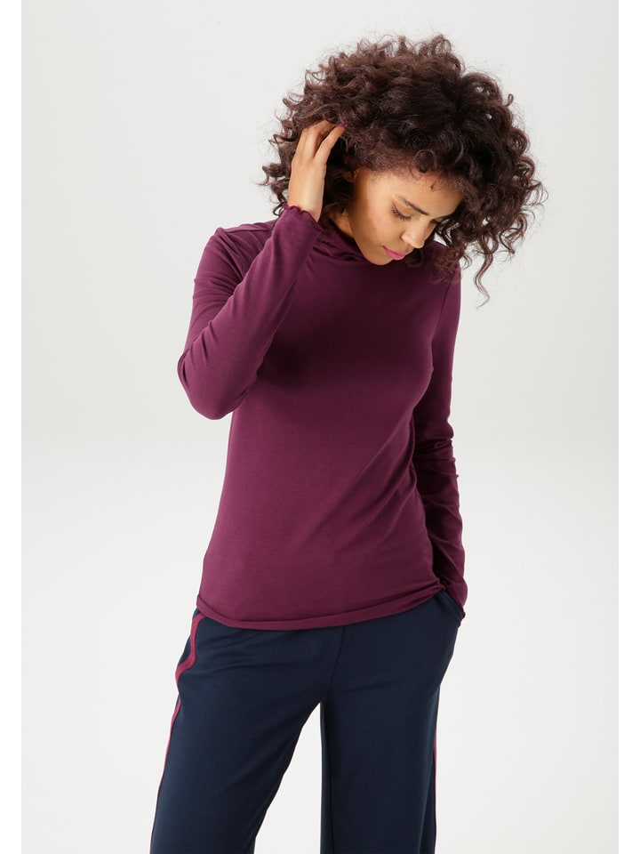 Aniston Koszulka w kolorze ciemnofioletowym rozmiar: 46