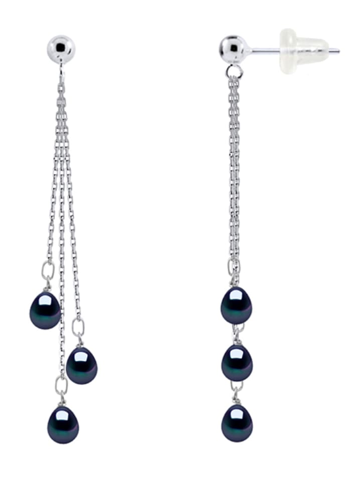 Pearline Srebrne kolczyki-wkrętki z perłami rozmiar: onesize