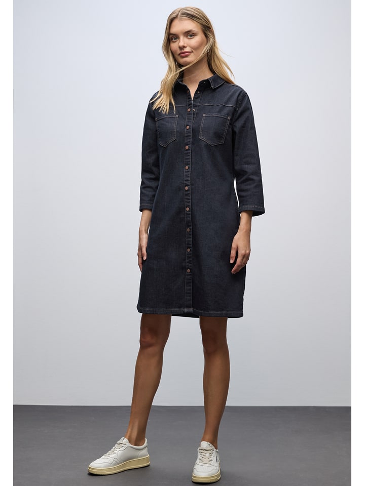 Cecil Sukienka dżinsowa w kolorze granatowym rozmiar: 36