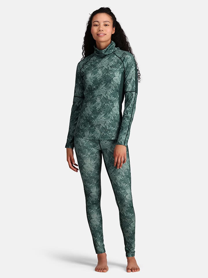 KARI TRAA Koszulka funkcyjna "Fierce" w kolorze ciemnozielonym rozmiar: S