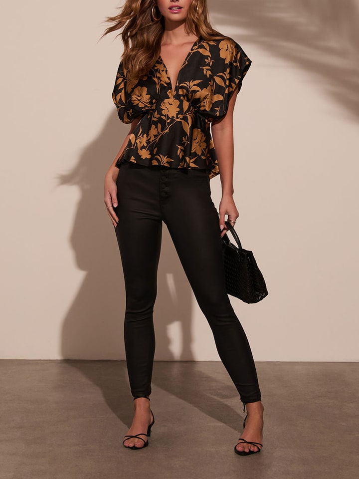 LA Angels Bluzka w kolorze jasnobrązowym rozmiar: L