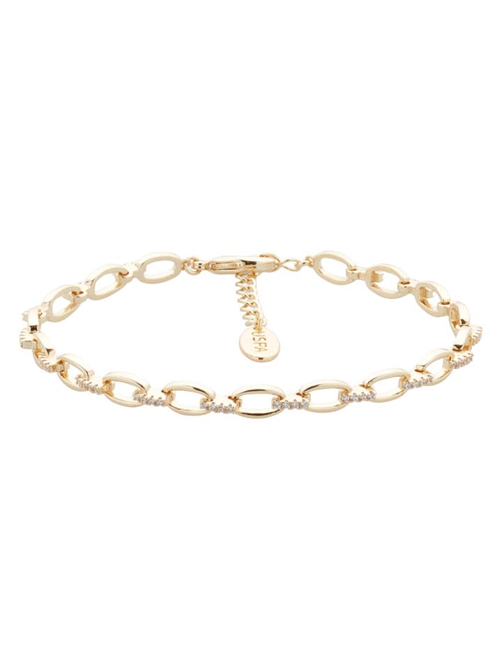 U.S. Polo Assn. Pozłacana bransoletka z kamieniami ozdobnymi rozmiar: onesize