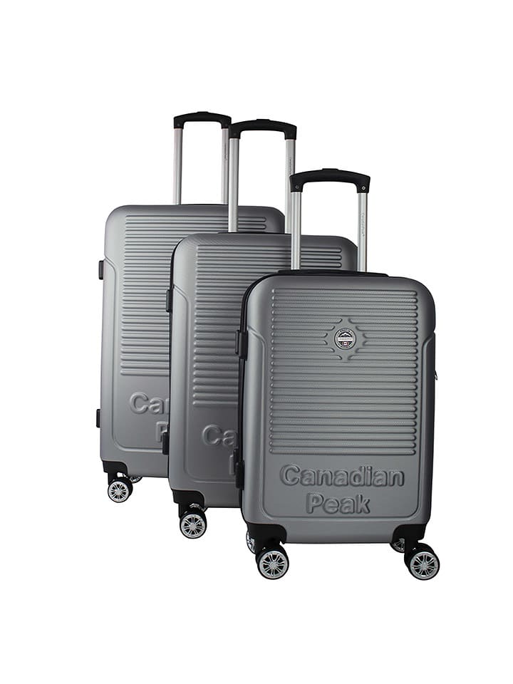 Canadian Peak Walizka "Santiagoeak" w kolorze szarym - 34 x 53 x 21 cm rozmiar: onesize