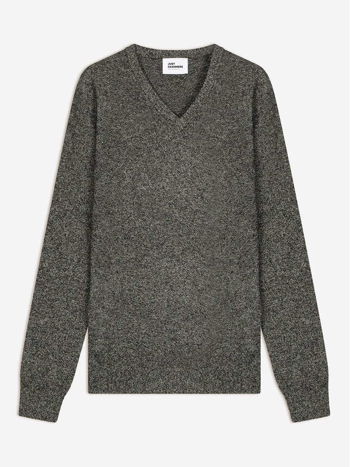 Just Cashmere Kaszmirowy sweter "Walt" w kolorze szarym rozmiar: XXL