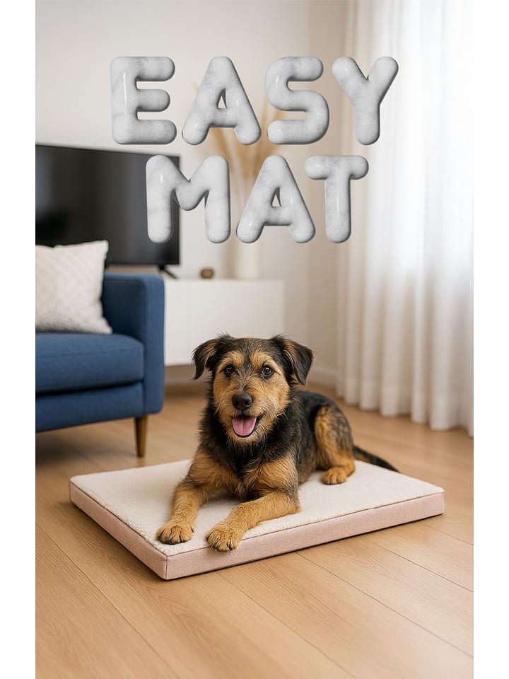 Paws&Whiskers Mata "Easy" w kolorze beżowym dla zwierząt rozmiar: 80x10x5 cm