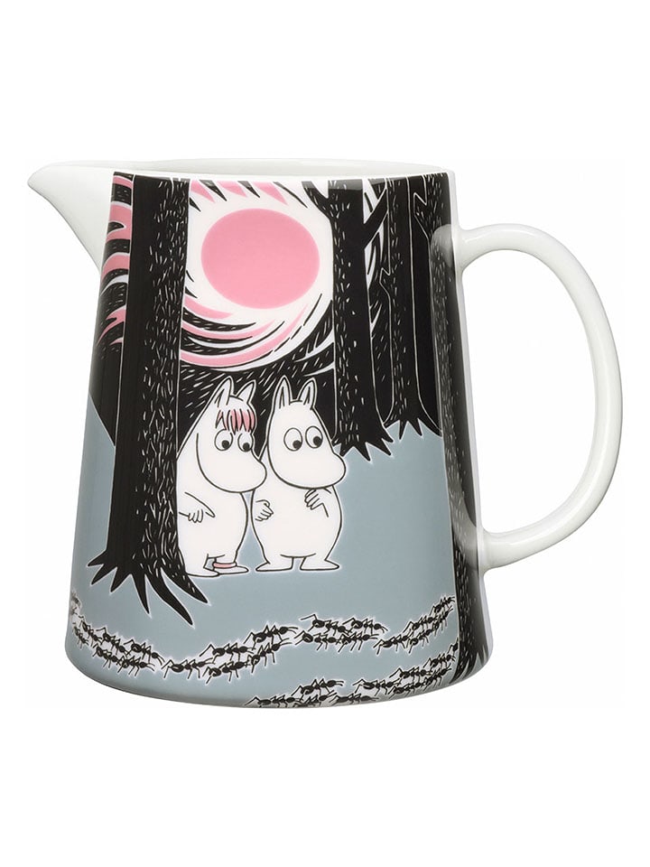 Moomin Dzbanek "Adventure Move" w kolorze czarno-szarym - 1 l rozmiar: onesize