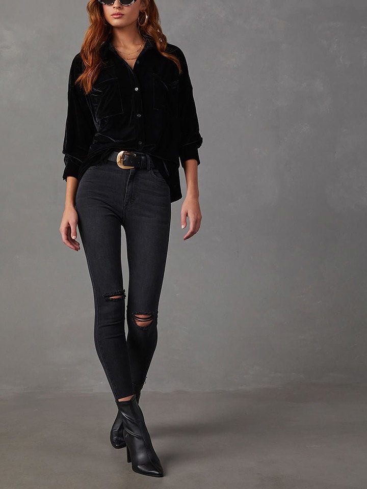 LA Angels Bluzka w kolorze czarnym rozmiar: XL