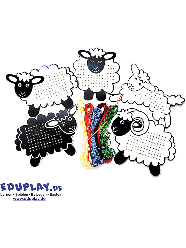 Eduplay Karty "Sheep" do nawlekania - 3+ rozmiar: onesize
