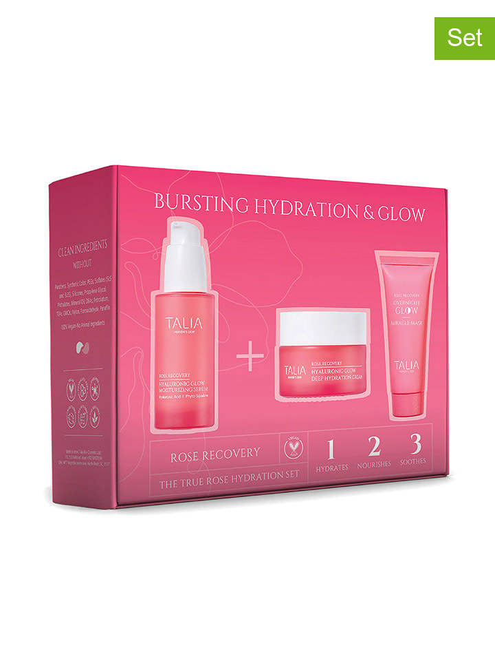 TALIA 3-częściowy zestaw "True Rose Hydration" do pielęgancji twarzy rozmiar: onesize