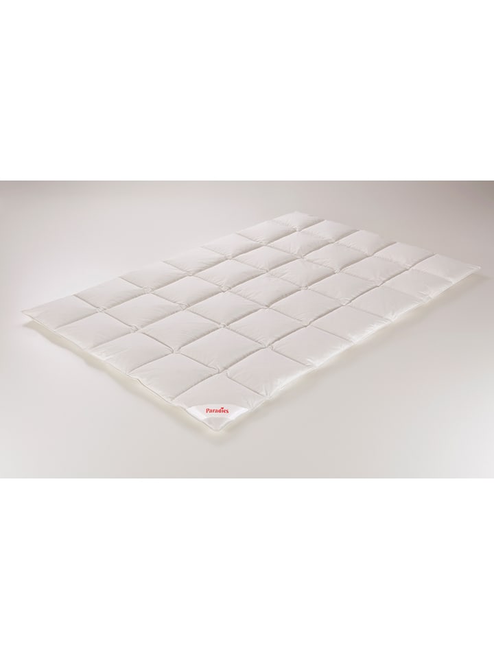 Paradies Kołdra puchowa "Carmen - Medium Warm" w kolorze białym rozmiar: 135x200 cm