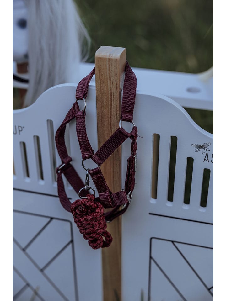 ASTRUP Kantar w kolorze bordowym do hobby horsingu - 3+ rozmiar: onesize