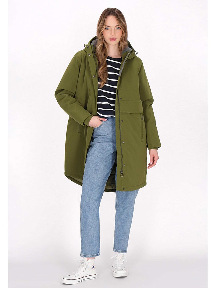 Schmuddelwedda Parka w kolorze oliwkowym rozmiar: XS