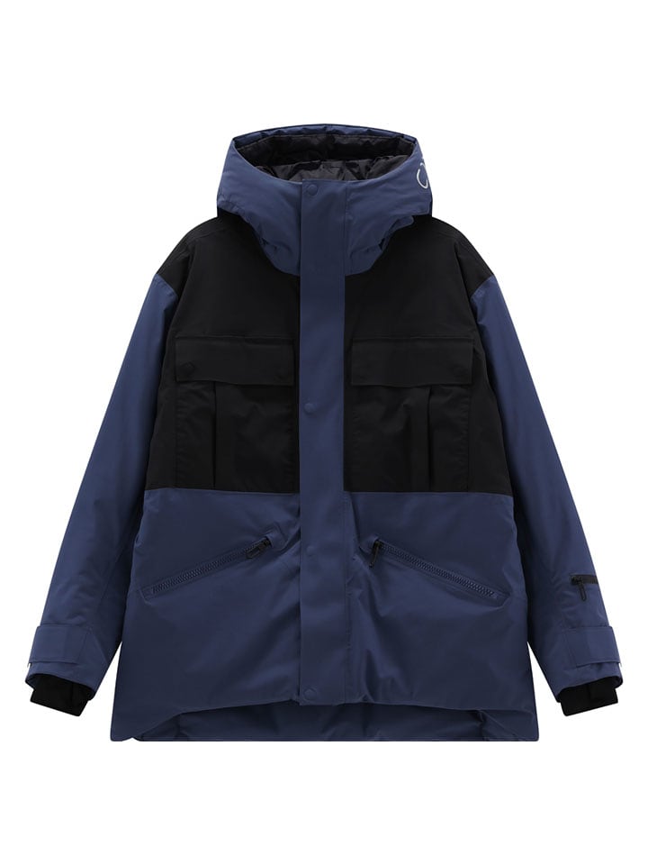 CMP Kurtka narciarska w kolorze niebiesko-czarno-granatowym rozmiar: L