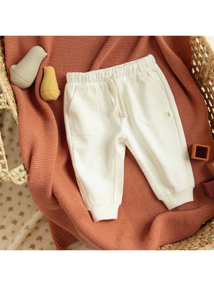 COOL CLUB Spodnie dresowe w kolorze kremowym rozmiar: 86