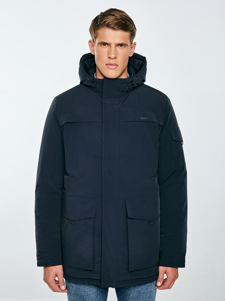 BIG STAR Kurtka zimowa w kolorze granatowym rozmiar: 3XL