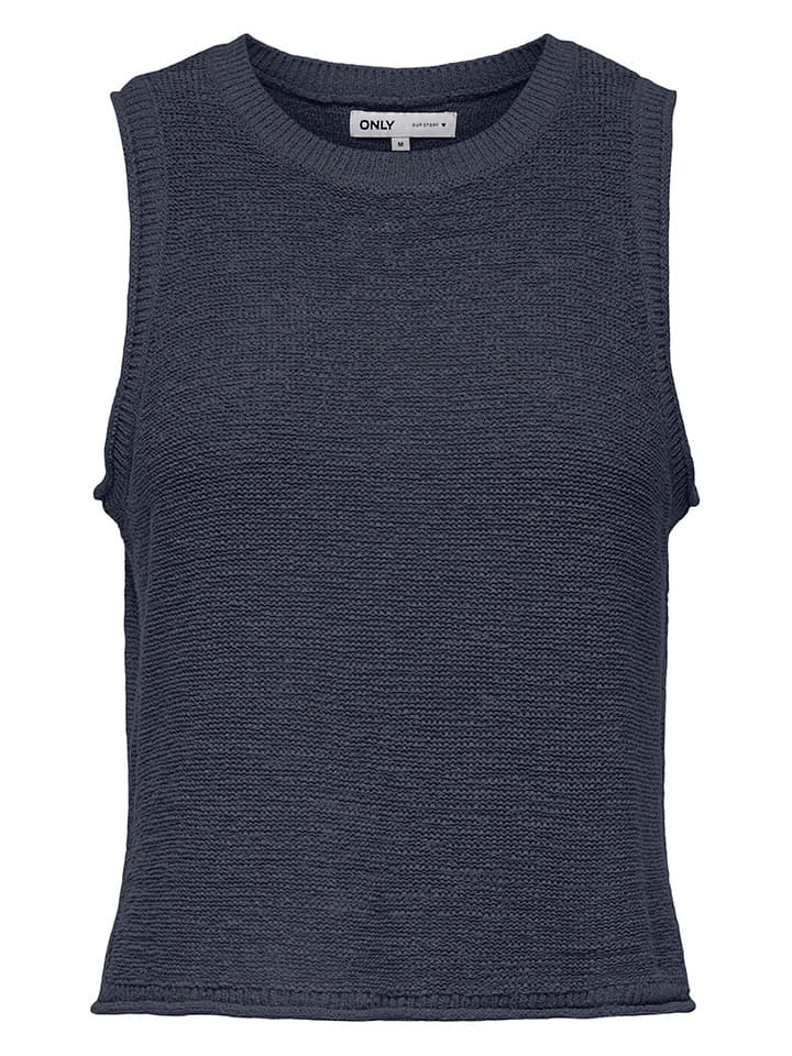 ONLY Top w kolorze granatowym rozmiar: M