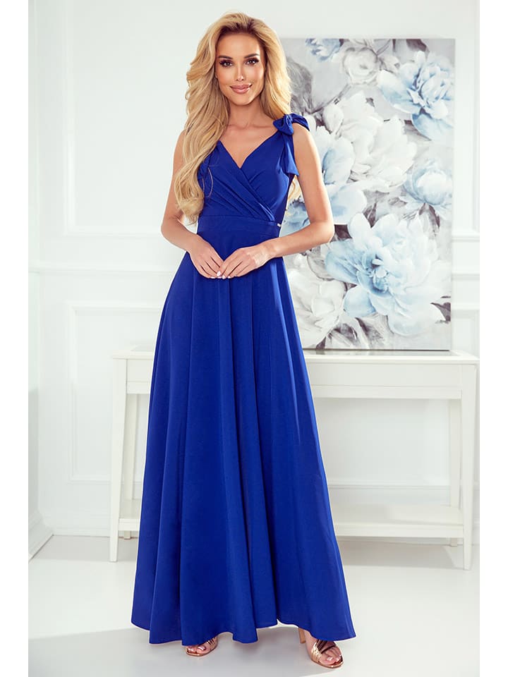 numoco Sukienka w kolorze granatowym rozmiar: L