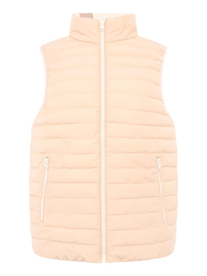 Zwillingsherz Dwustronna kamizelka pikowana w kolorze beżowym rozmiar: S