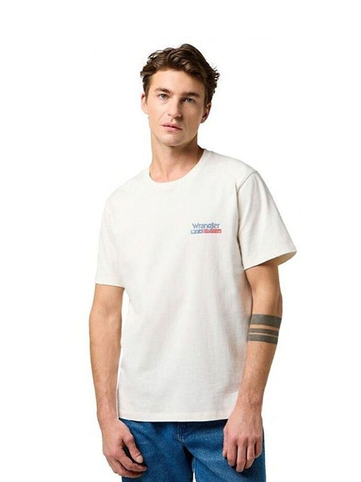 Wrangler Koszulka w kolorze białym rozmiar: M