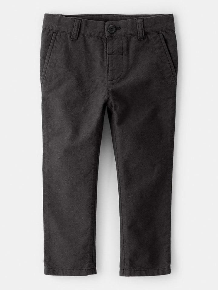 OshKosh Spodnie chino w kolorze antracytowym rozmiar: 92