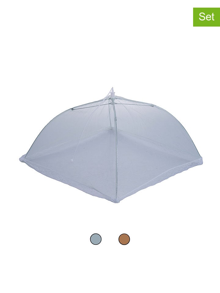 Villa d´Este Osłony (2 szt.) w kolorze brązowym i transparentnym na żywność - 38 x 23 cm rozmiar: onesize