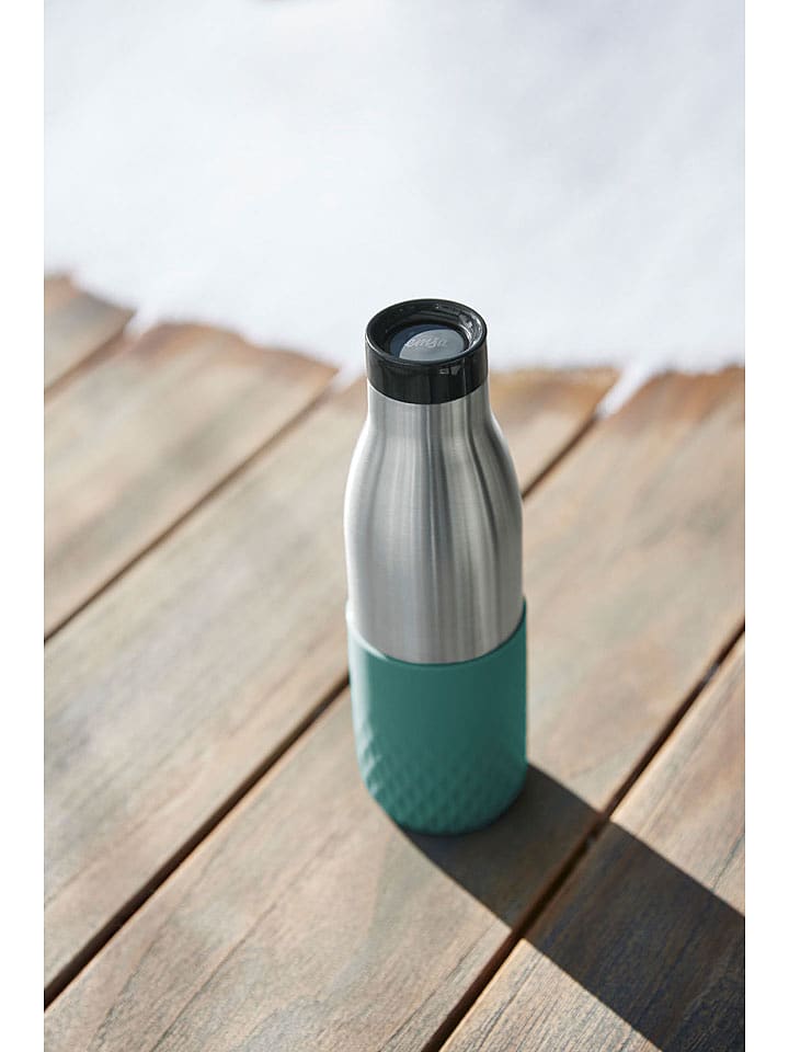 Emsa Bidon termiczny "Bludrop" w kolorze morskim - 500 ml rozmiar: onesize