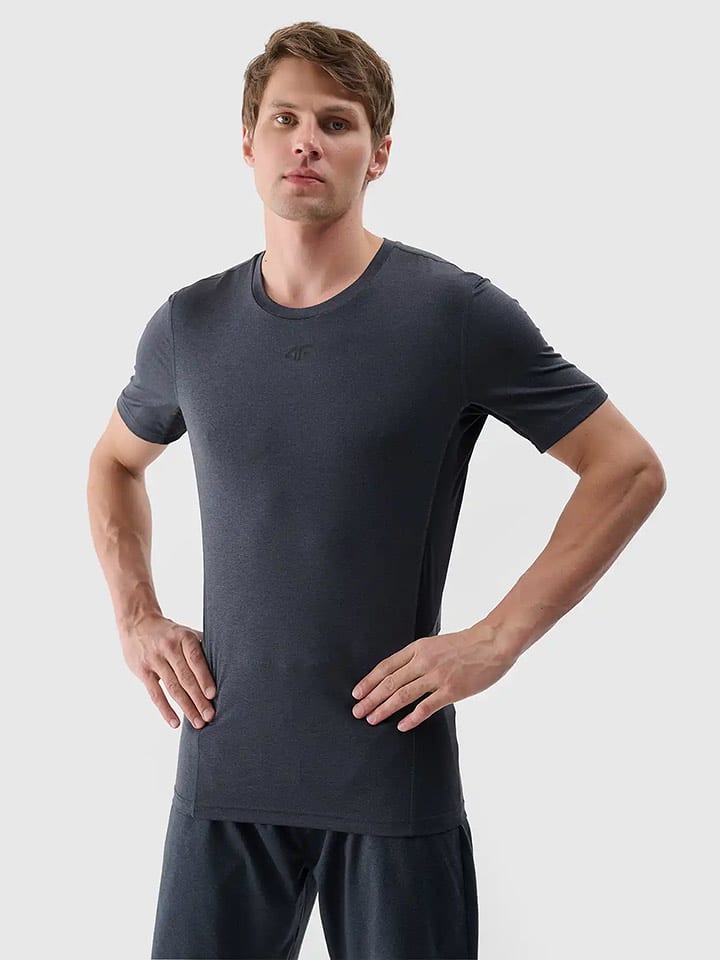 4F Koszulka sportowa w kolorze antracytowym rozmiar: XL