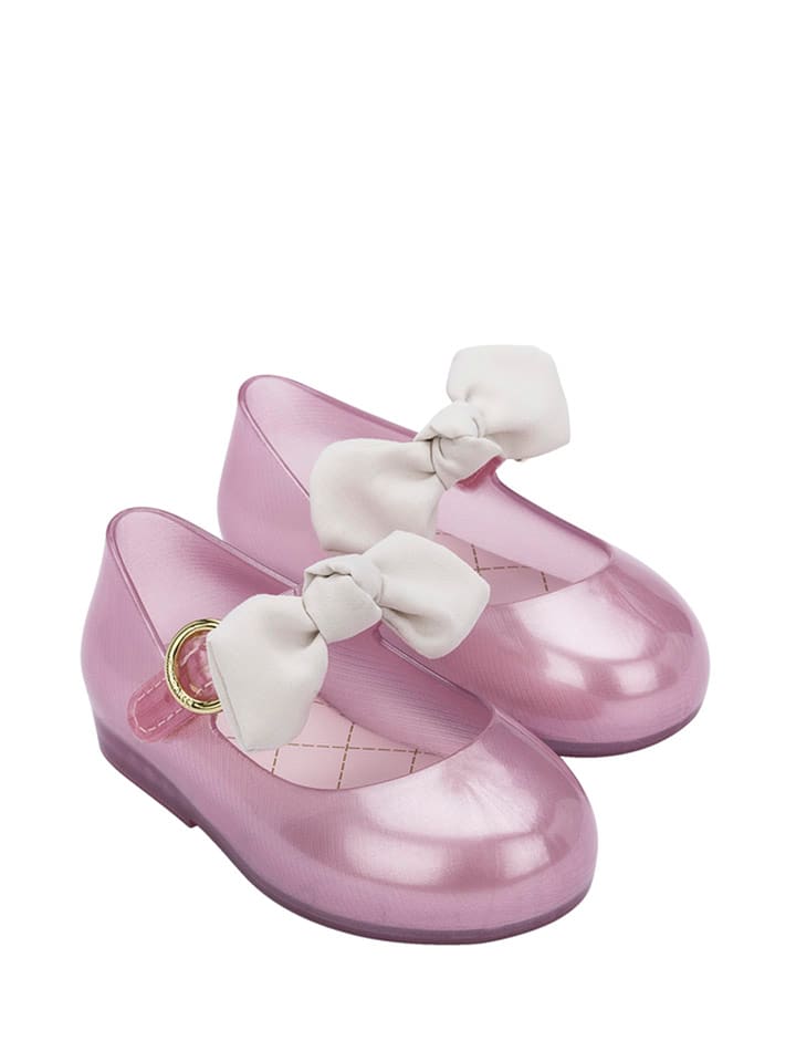 Melissa Baleriny w kolorze jasnoróżowym z paskiem rozmiar: 21