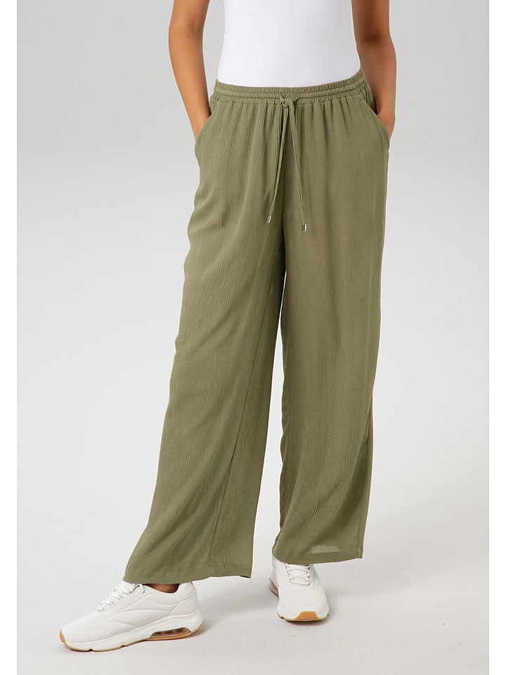 Aniston Spodnie w kolorze oliwkowym rozmiar: 42