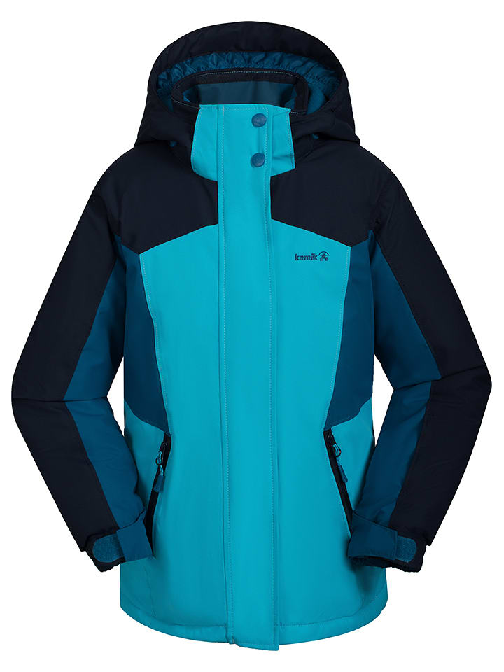 Kamik Kurtka narciarska "Evie" w kolorze niebiesko-granatowym rozmiar: 122