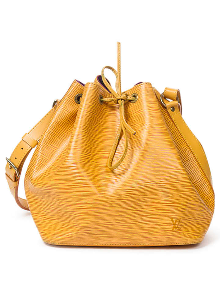 Louis Vuitton Skórzana torebka w kolorze żółtym - 24 x 26 x 18 cm rozmiar: onesize