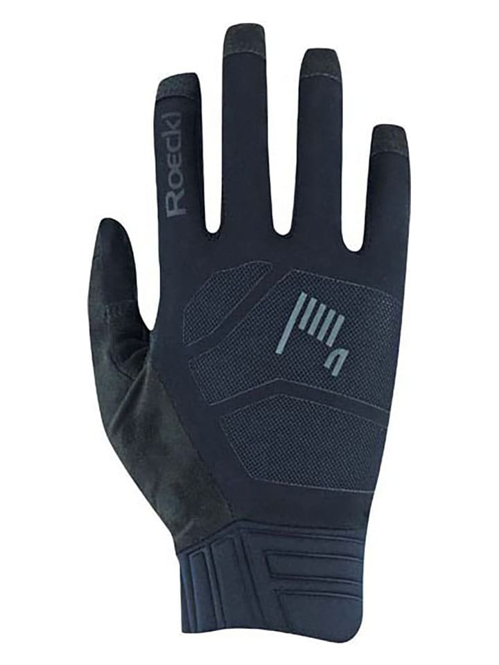 Roeckl SPORTS Rękawiczki kolarskie "Murnau" w kolorze czarnym rozmiar: 7,5
