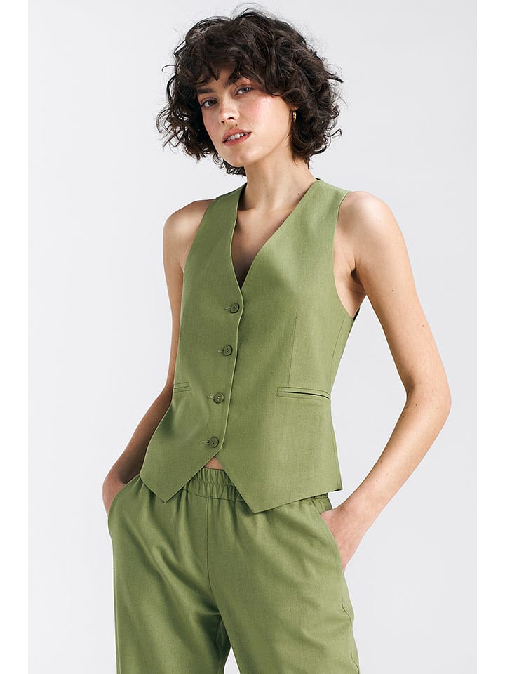 Nife Kamizelka w kolorze zielonym rozmiar: 38