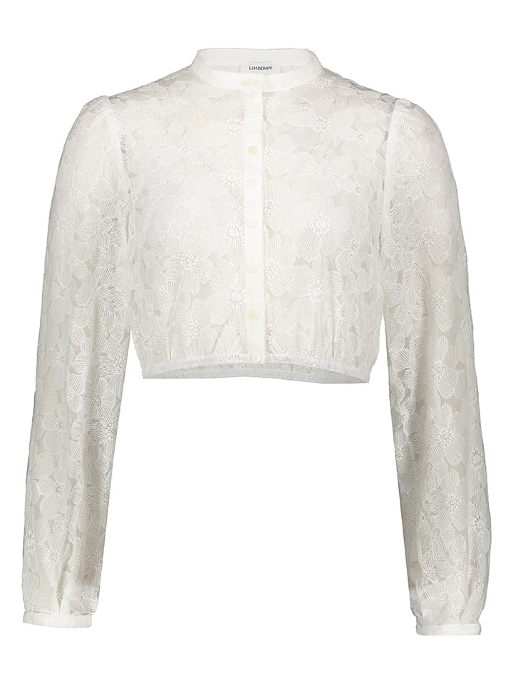 LIMBERRY Bluzka dirndl "Alena" w kolorze białym rozmiar: 38