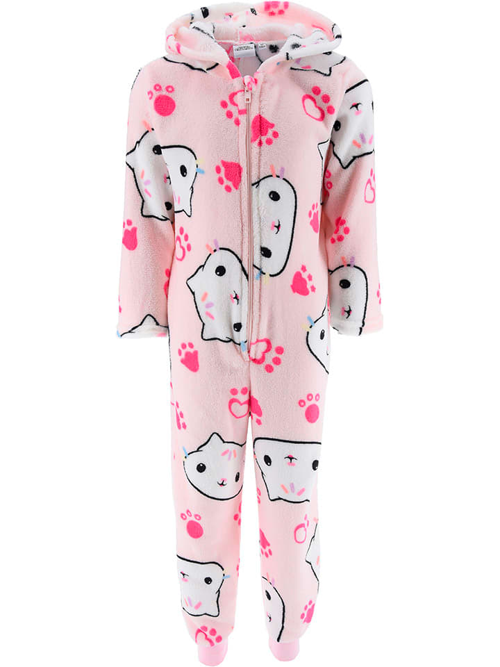 Gabby's Dollhouse Kombinezon polarowy "Domek Gabi" w kolorze jasnoróżowym rozmiar: 98