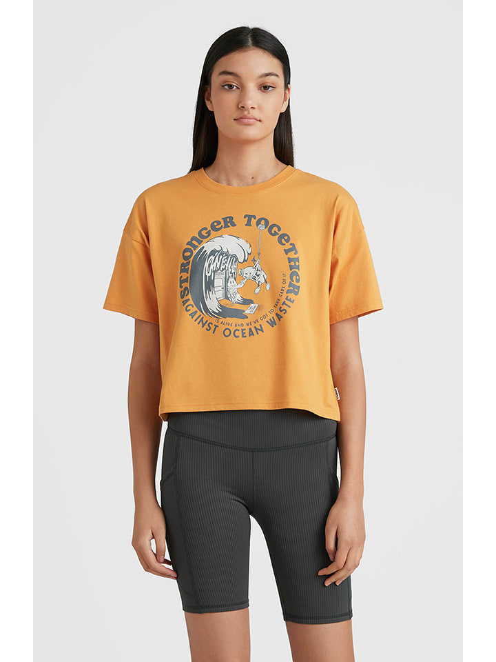 O'Neill Koszulka "Stream" w kolorze pomarańczowym rozmiar: L