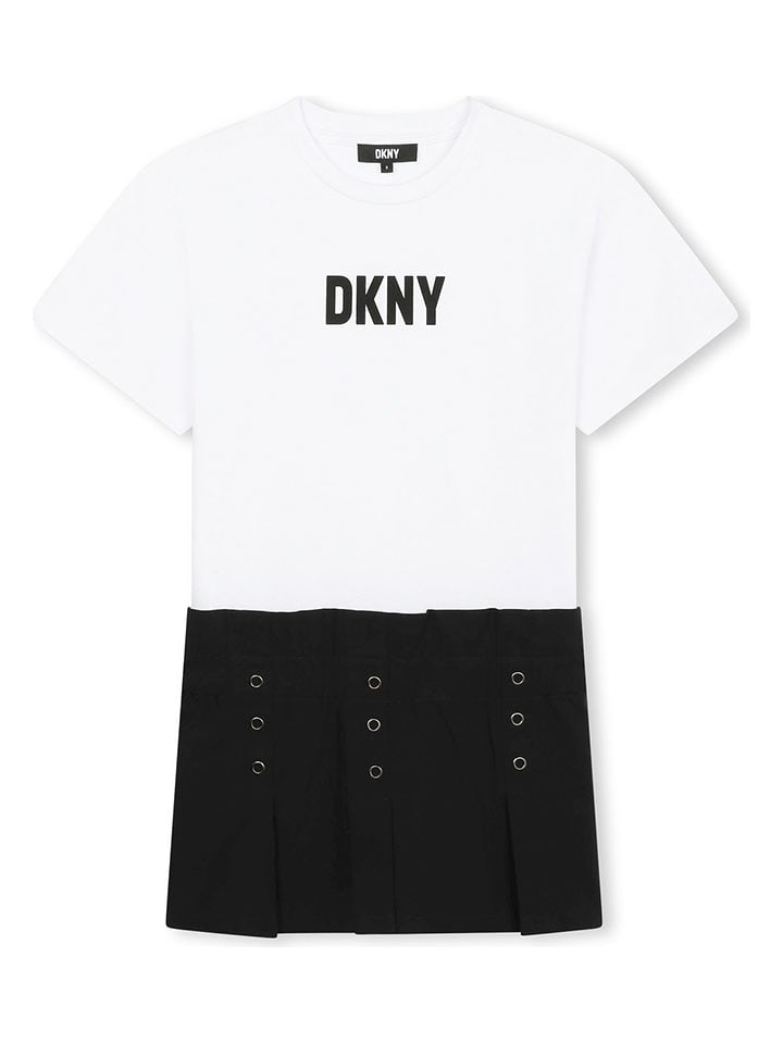 DKNY Sukienka w kolorze czarno-białym rozmiar: 164