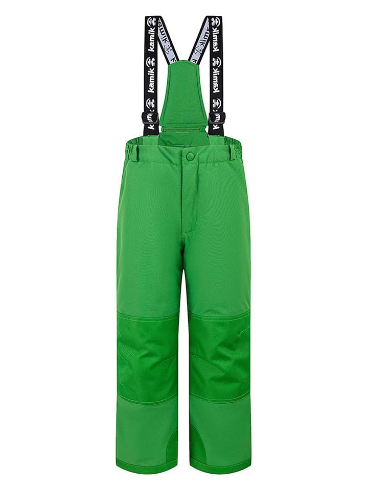 Kamik Spodnie narciarskie "Regan" w kolorze zielonym rozmiar: 128