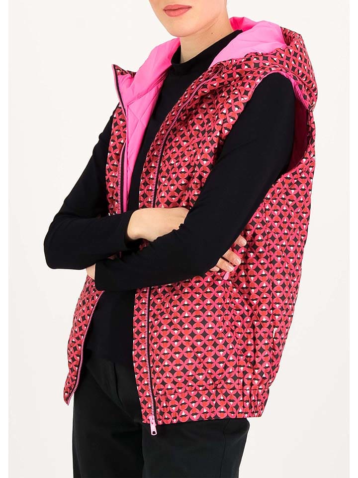 Blutsgeschwister Kamizelka pikowana w kolorze różowo-czarnym rozmiar: M