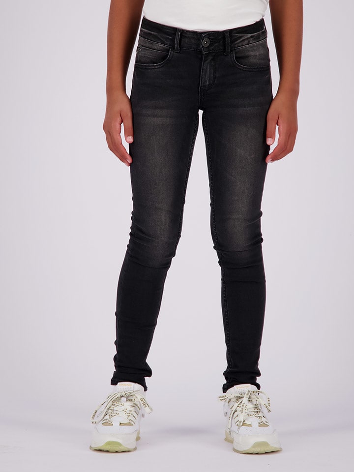 Vingino Dżinsy "Bettine" - Skinny fit - w kolorze czarnym rozmiar: 176