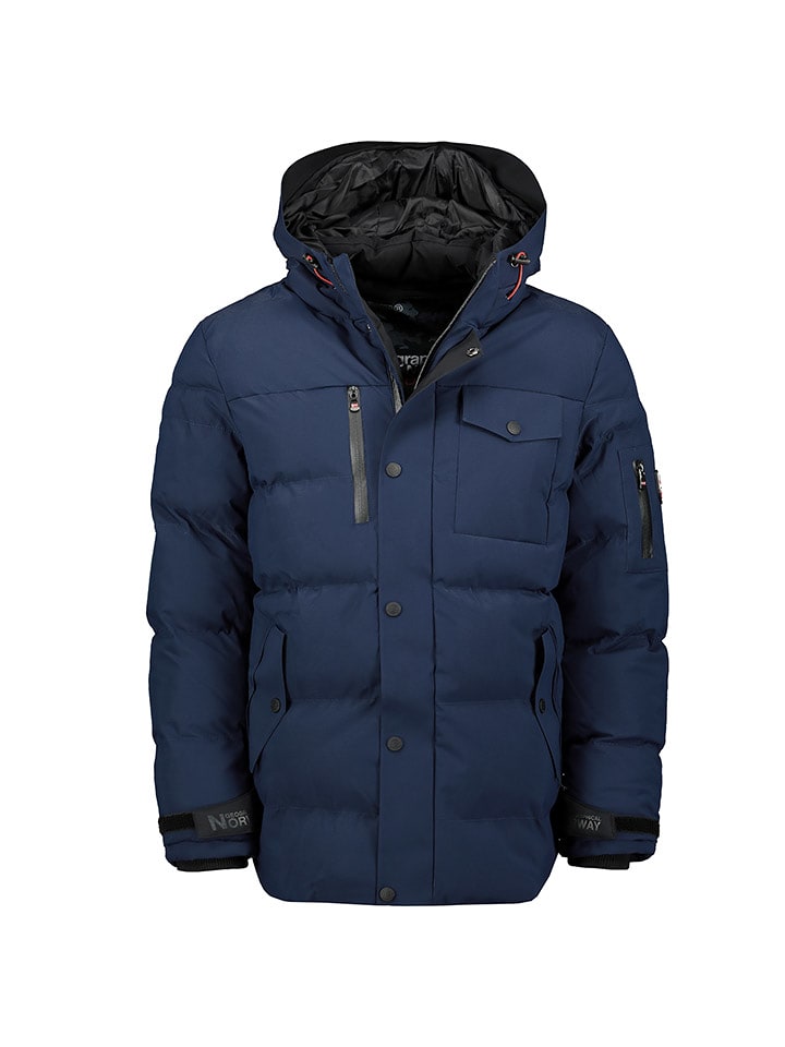 Geographical Norway Parka "Aldesto" w kolorze granatowym rozmiar: 164