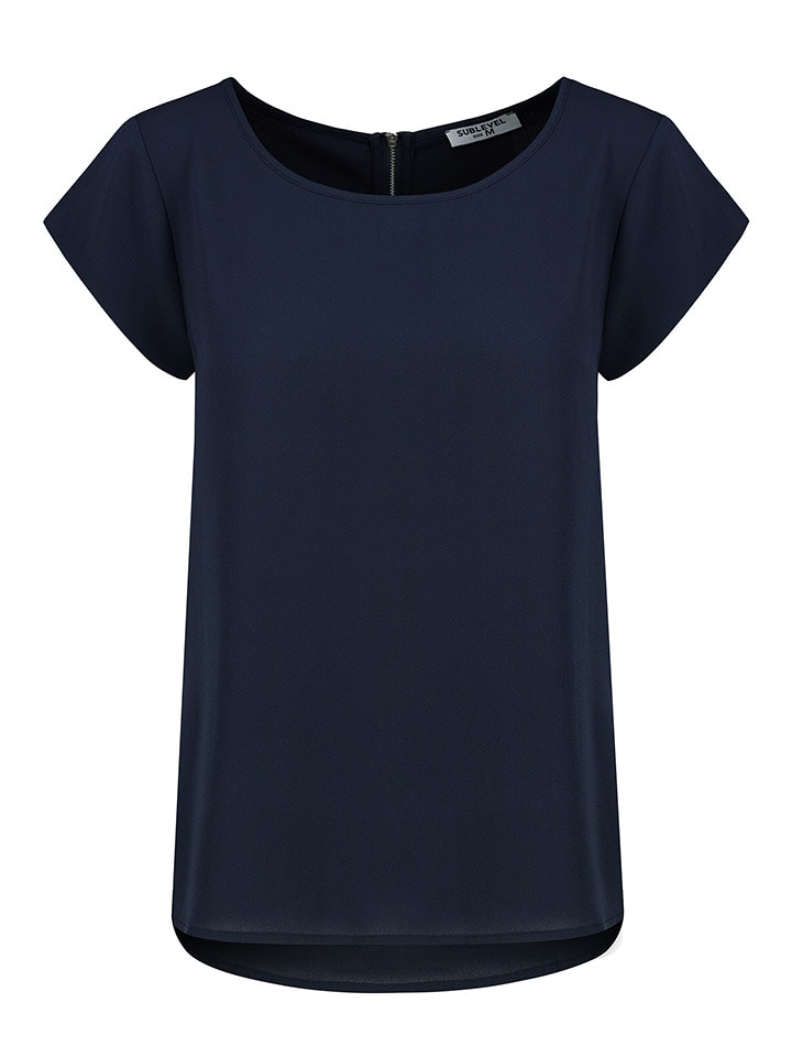 Sublevel Bluzka w kolorze granatowym rozmiar: S