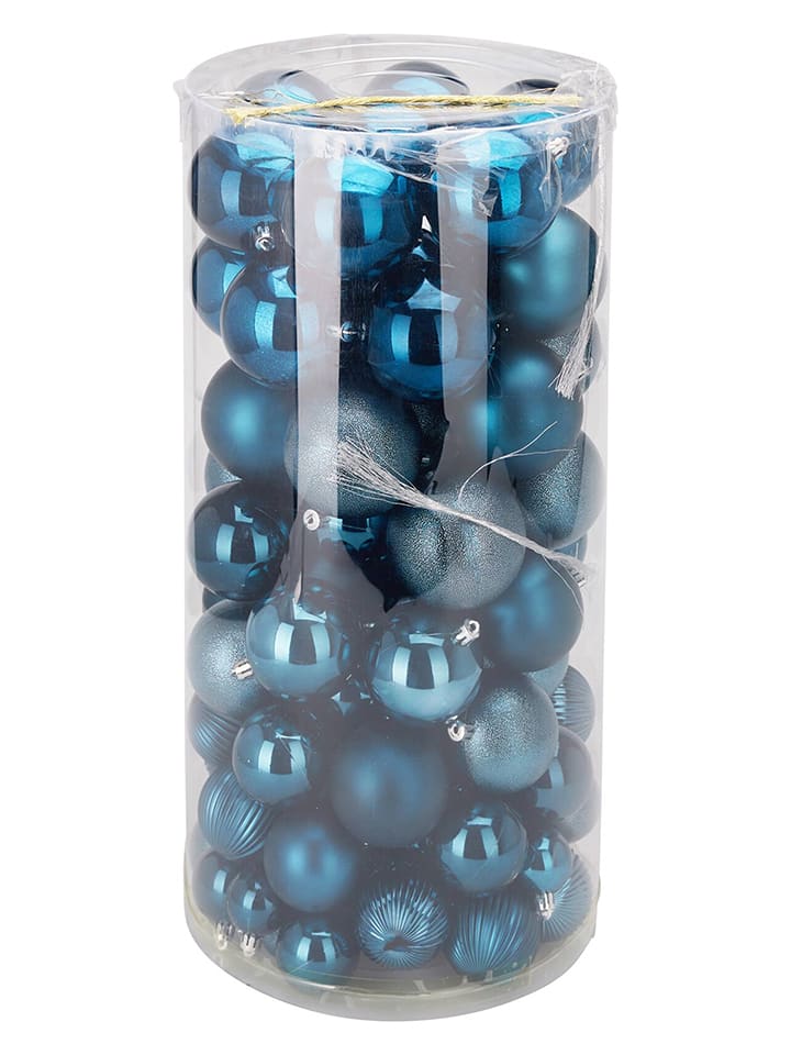 WellHome Bombki (100 szt.) w kolorze niebiesko-błękitnym rozmiar: onesize