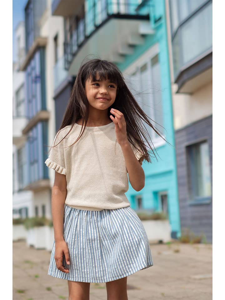 Like Flo Koszulka "Emma" w kolorze beżowym rozmiar: 110/116