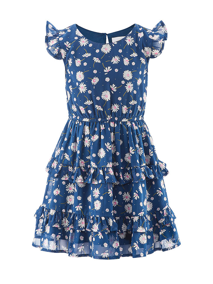 happy girls by Eisend Sukienka w kolorze niebieskim rozmiar: 128