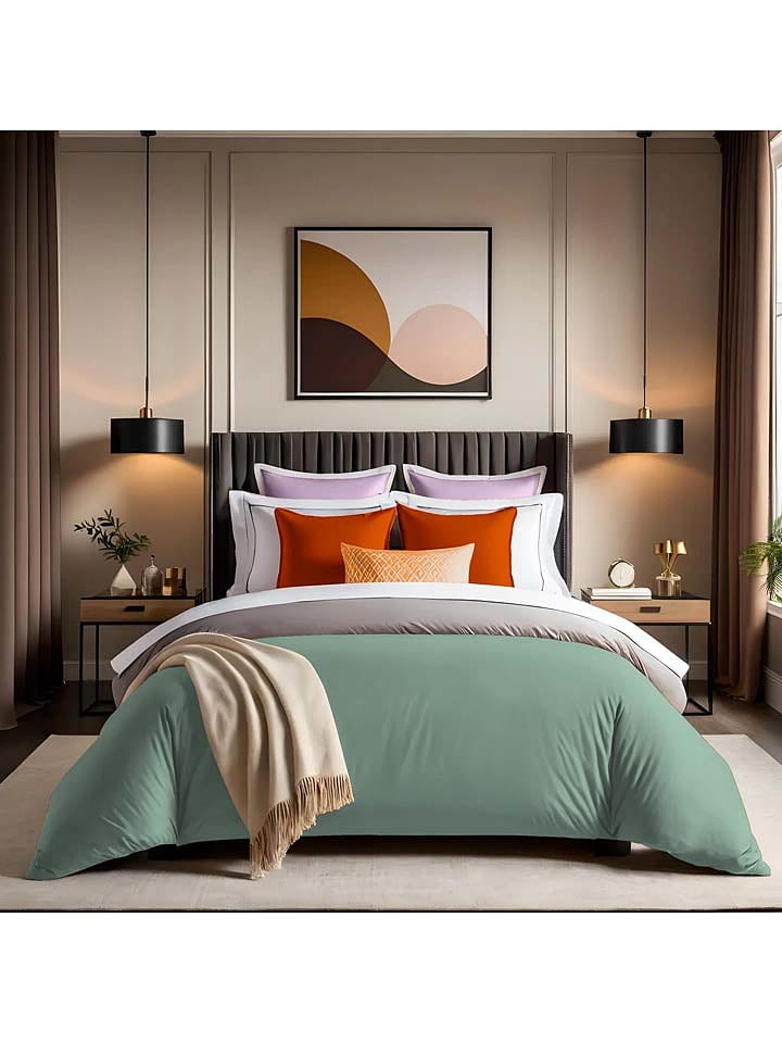 MIX&MATCH Poszwa renforcé w kolorze jasnozielonym na kołdrę rozmiar: 140x200 cm