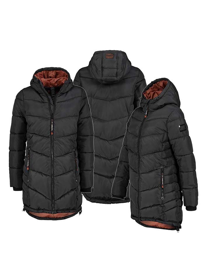 Sublevel Płaszcz pikowany w kolorze czarnym rozmiar: M